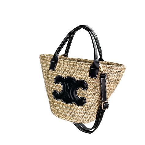 celine besch bag|Celine woven tote.